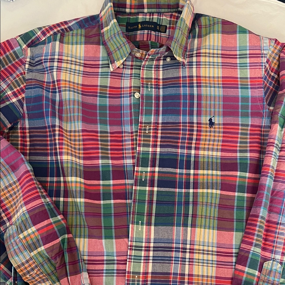 Ralph Lauren Blue Label Multicolor Plaid Shirt